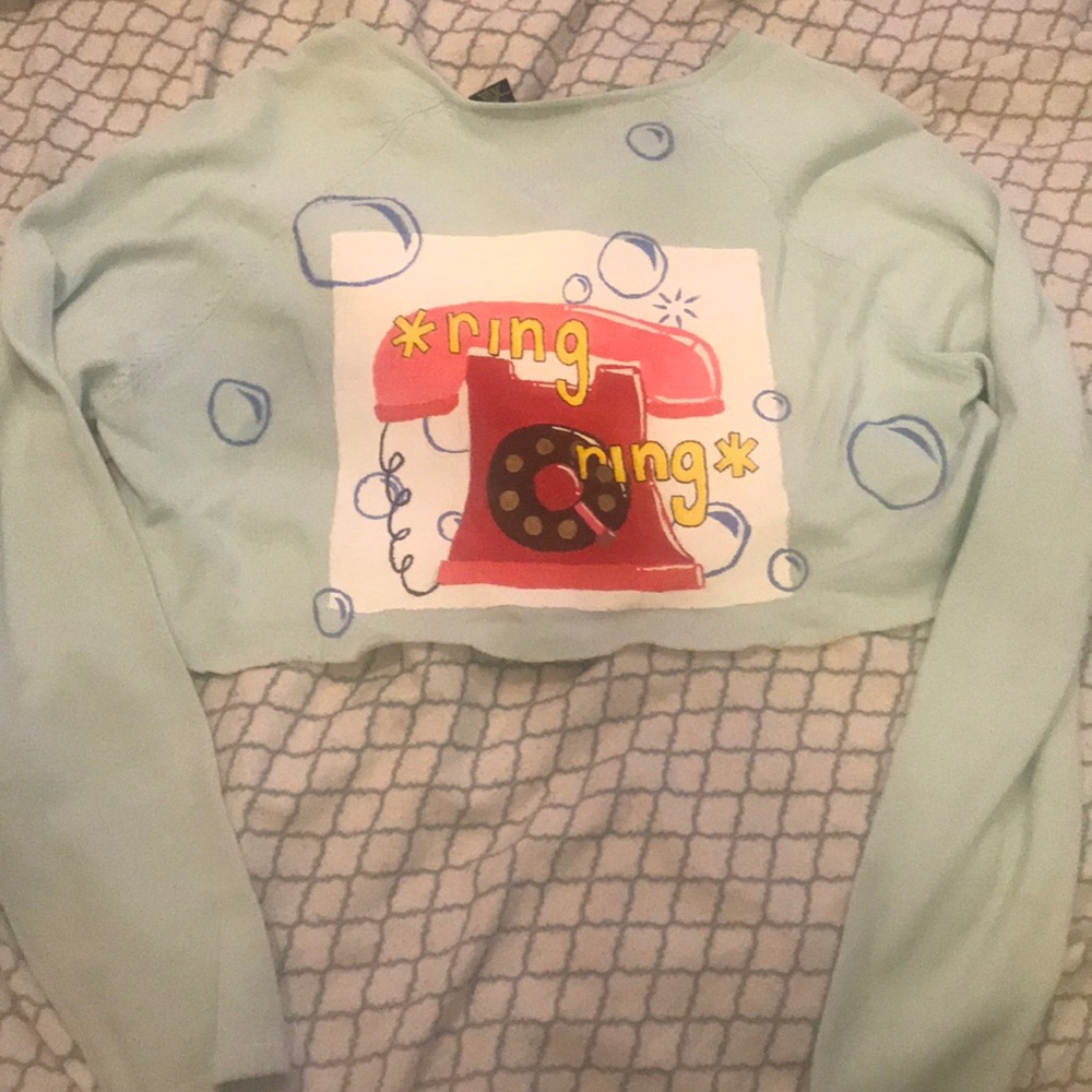brandy melville style CUSTOM crop top sweater